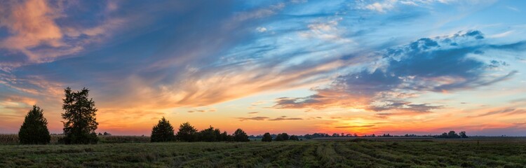 Sunset in Marion County, Illinois