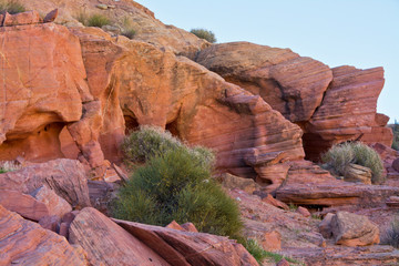 Pink Canyon, Valley of Fire State Park, Nevada, USA.