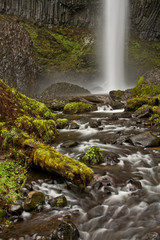 Latourell Falls, Guy W. Talbot State Park, Columbia Gorge, Oregon, USA