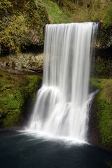 Upper South Falls at Silver Falls State Park, Oregon, USA.