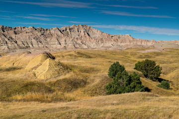 Yellow Mounds area, Badlands National Park, South Dakota