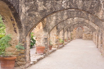Fototapeta na wymiar Texas, San Antonio, San Antonio Missions NHP, Misison San Jose Y San Miguel de Aguayo Convento