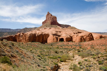 USA - Utah. Geologic formations along Hole-in-the-Rock Road in Grand Staircase - Escalante National Monument.