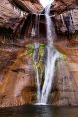 Fototapeta na wymiar Lower Calf Creek Falls, Calf Creek Recreation Area, Utah, USA.