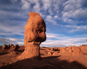 Fototapeta na wymiar USA, Utah, View of sandstone at Goblin Valley State Park
