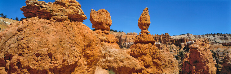 USA, Utah, Bryce Canyon NP. Hoodoos stand like earthly extra-terrestrials in Bryce Canon National Park, Utah.