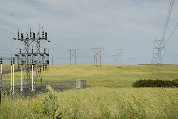 US: Washington, Columbia River Basin, farmland southeast of Grand Coulee Dam,