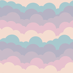 Seamless Pattern - Colorful Cloud