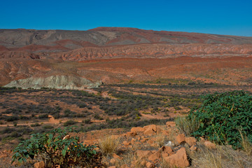 Fototapeta na wymiar USA, Utah. Views from Hwy 316 in Goosenecks State Park