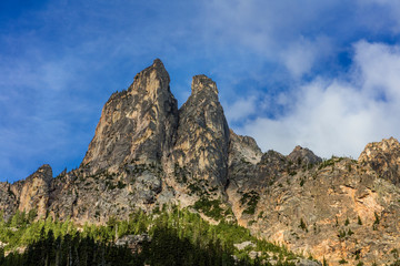 Fototapeta na wymiar Liberty Bell Mountain in North Cascades National Park, Washington State, USA