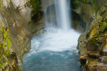 Naklejka premium Christine Falls, Mount Rainier National Park, Washington, USA