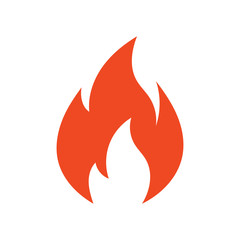 Fire flame logo vector illustration design template. vector fire flames sign illustration isolated. fire icon