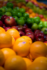 NA, Canada, Vancouver, Granville Market, Organic fruit