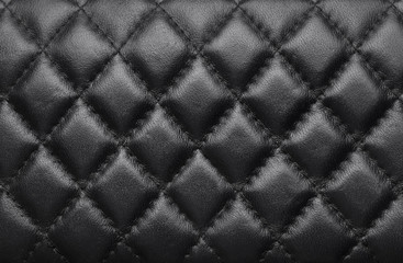 Black leather background, Diamond Shaped.