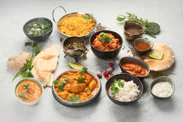 Traditional indian cuisine