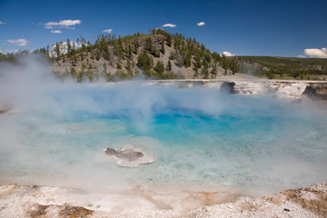 WY, Yellowstone National Park, Midway Geyser Basin, Excelsior Geyser Crater