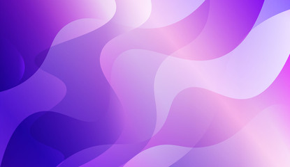 Blurred Decorative Design In Abstract Style With Wave, Curve Lines. For Creative Templates, Cards, Color Covers Set. Vector Illustration with Color Gradient.