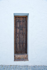 Fototapeta na wymiar Shabby Chic Old Wooden Door At White House