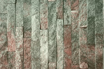 creative vintage red natural quartzite stone bricks texture for any purposes.