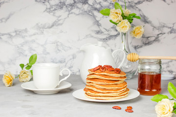 stack of pancakes