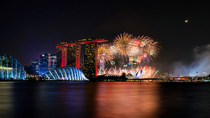 2019 Singapore National Day Fireworks
