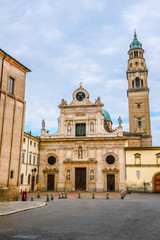 Parma, Italy - July, 14, 2019: Catholic Parma, Italy