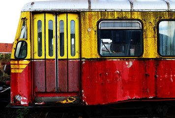 old abandoned train