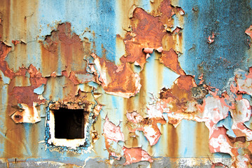 old abandoned wall