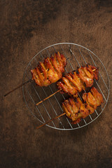grilled chicken , street food