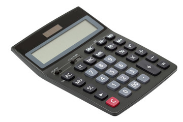 calculator isolated on white background