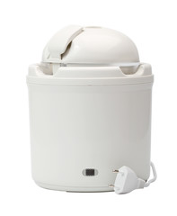 Yogurt Maker. Isolated with clipping path.