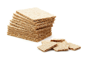 Stack of crispbread