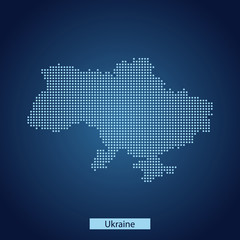 Fototapeta na wymiar map of Ukraine