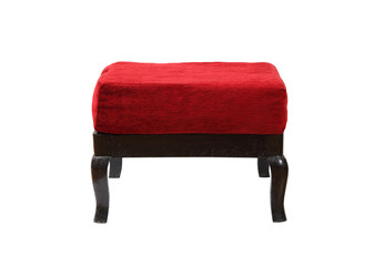 Vintage Ottoman. Isolated with clipping path.