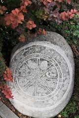 Sundial in the garden