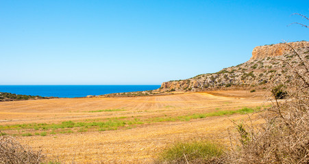  panorama of cavo greco with sea and cliffs