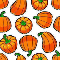 Pumkin seamless pattern