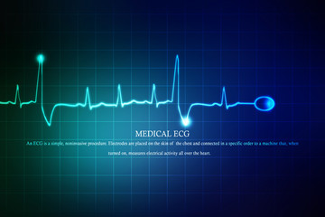 2D illustration medical structure background
