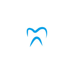 Dental care logo design vector template
