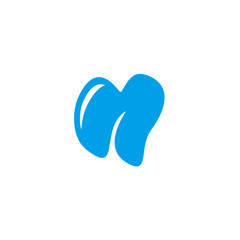Dental care logo design vector template