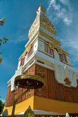 prächtige Tempelanlage in Nakhon Phanom, Thailand