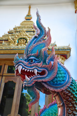 pr&auml;chtige Tempelanlage in Nakhon Phanom, Thailand