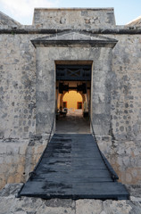 The Fort of San Miguel is a fortification built in the city of San Francisco de Campeche, between the XVII and XVIII centuries. At present, it is the headquarters of the Archaeological Museum.