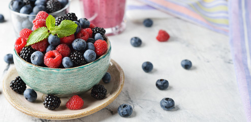 Wild berry salad
