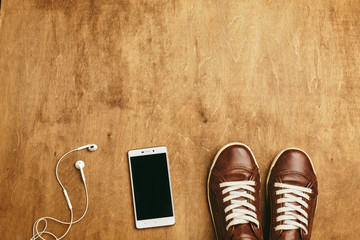 Walk concept background.