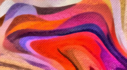 Abstraction painted in oil. Colorful texture background. Multicolored wallpaper graphic design. Pattern for creating artworks and prints. Crazy bright colors style. Cartoon draw.