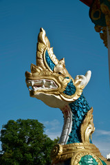 Fototapeta na wymiar prächtige Tempelanlage in Nakhon Phanom, Thailand