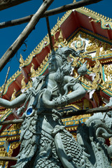 Fototapeta na wymiar prächtige Tempelanlage in Nakhon Phanom, Thailand