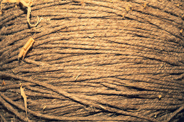 Rope texture. rope skein background. clew of rope backdrop
