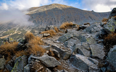 Obraz premium Mountain landscape scenery, Rila, Bulgaria